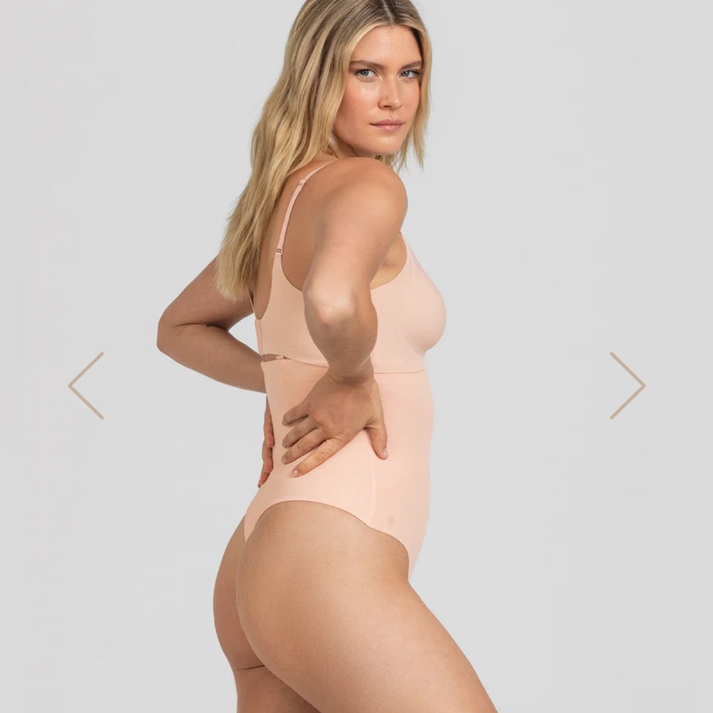 Honeylove SuperPower Thong shapewear XL brand new Rose Tan